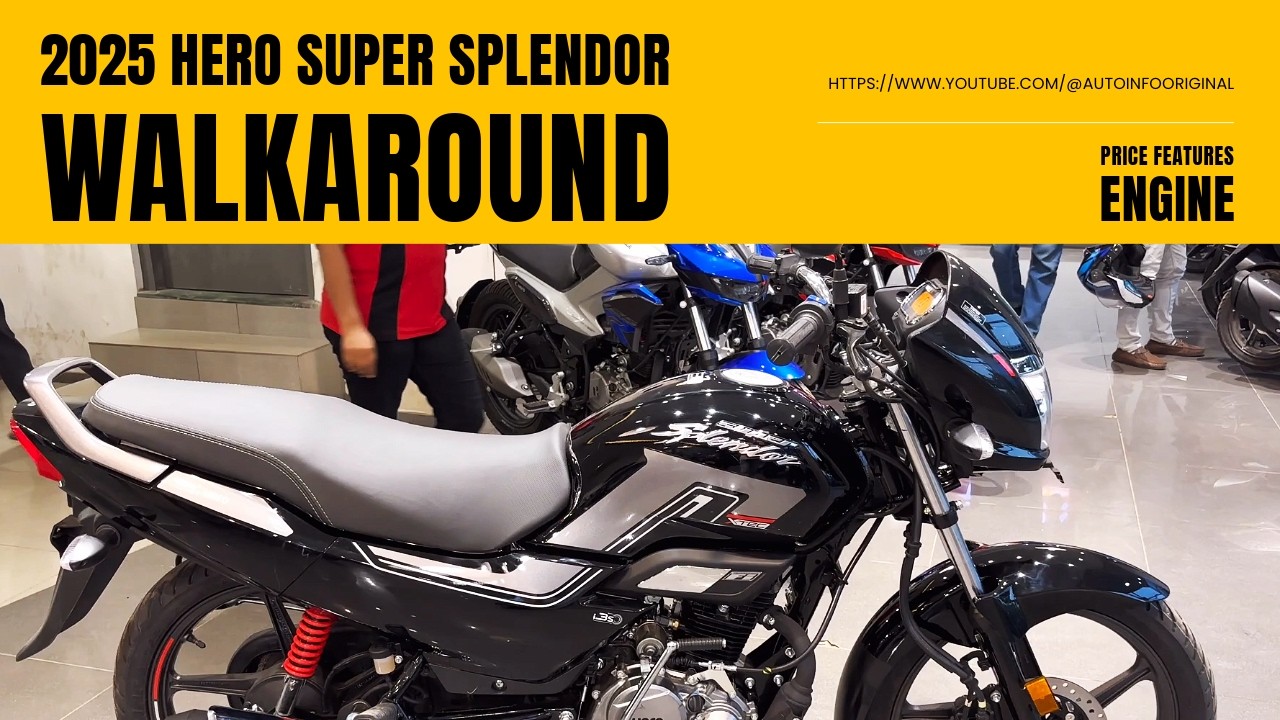 Hero Super Splendor Disc OBD2-B New Model 2025 | BS7 Price Features Detailed Review