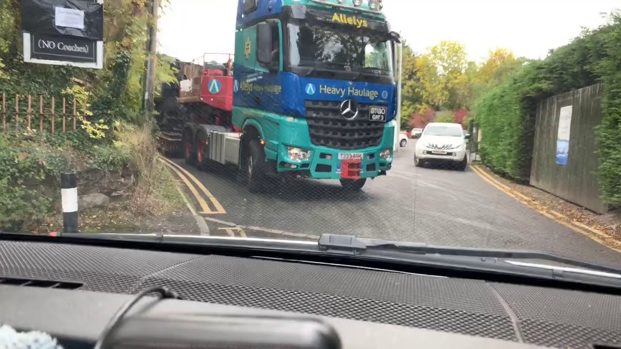 Allelys Heavy Haulage Delivering Steam Locomotive “2857” to Severn Valley Railway @ Bridgnorth 2018