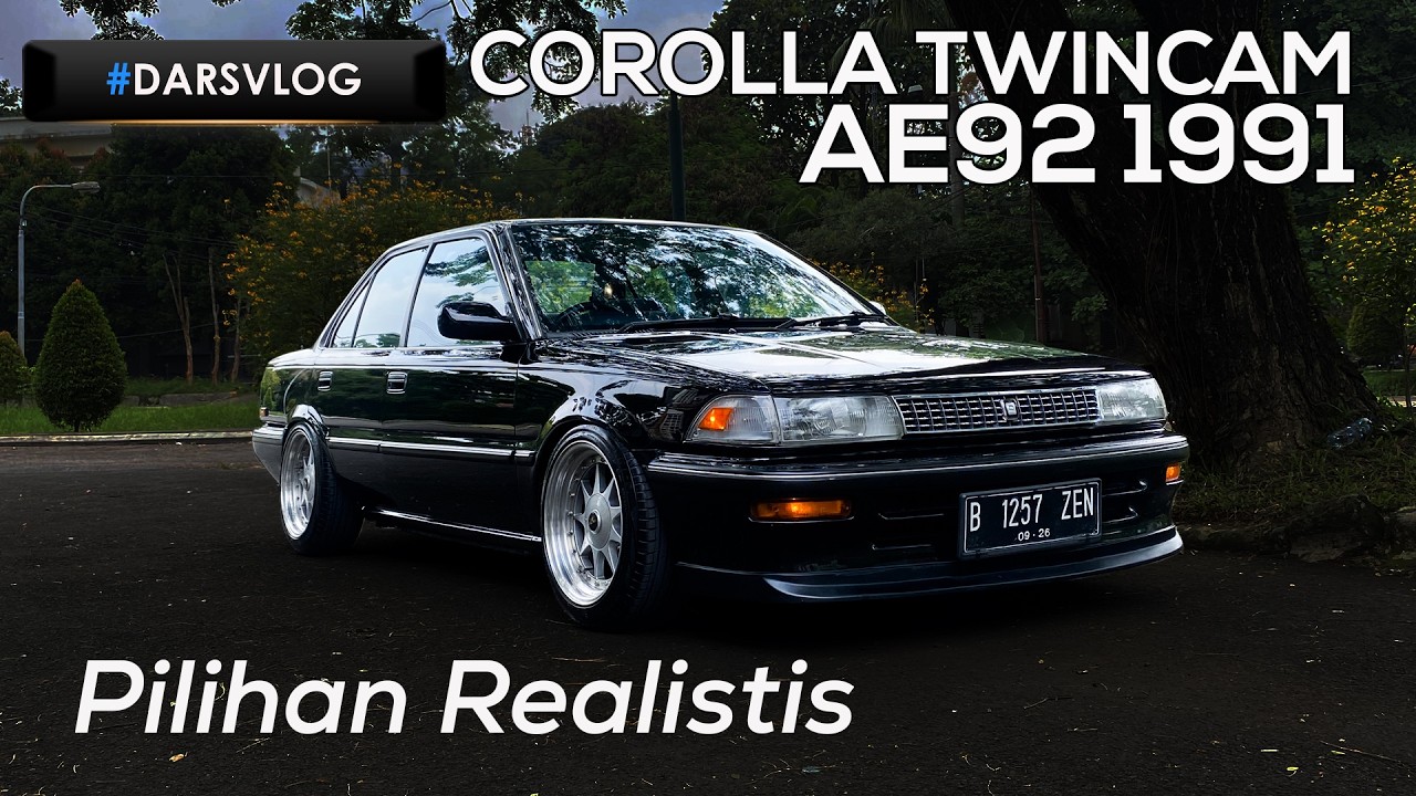 MODIFIKASI SIMPLE & CLEAN - Toyota Corolla Twincam 1.6 (AE92) 1991 ‼️ #DARSVLOG