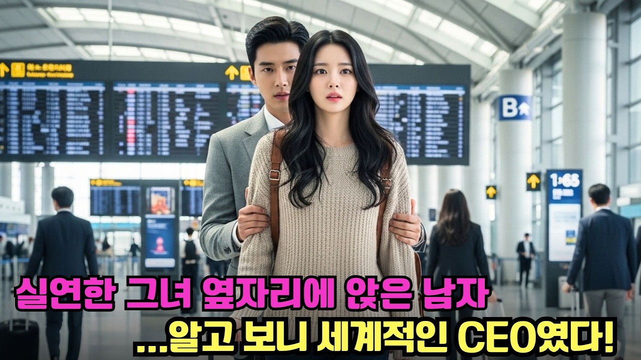 비행기에서 옆자리에 앉은 두 사람을 본, 가슴 아픈 소녀는 그가 세계적인 CEO라는 사실을 모른 채 가슴이 설렌다.