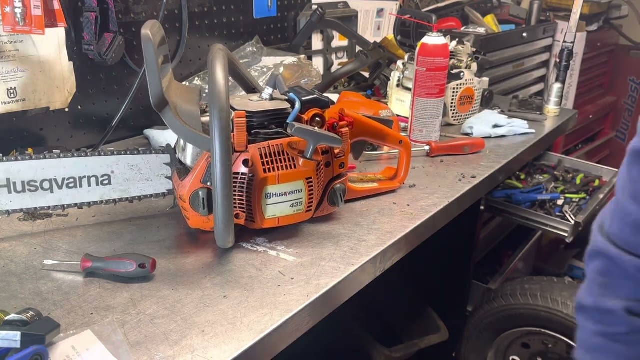 RDMJ DIAGNOSTICO SECUNDARIO EL PORQUE. AJUSTE DE CARBURADOR DESPUES DE REPARARLO. HUSQVARNA 435