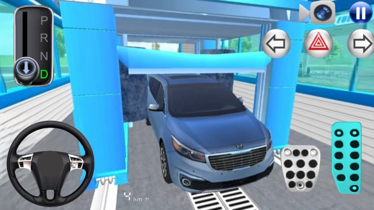 New Kia Carnival car parking and car wash the repairing shop new game #gameplay #cargame 2026￼