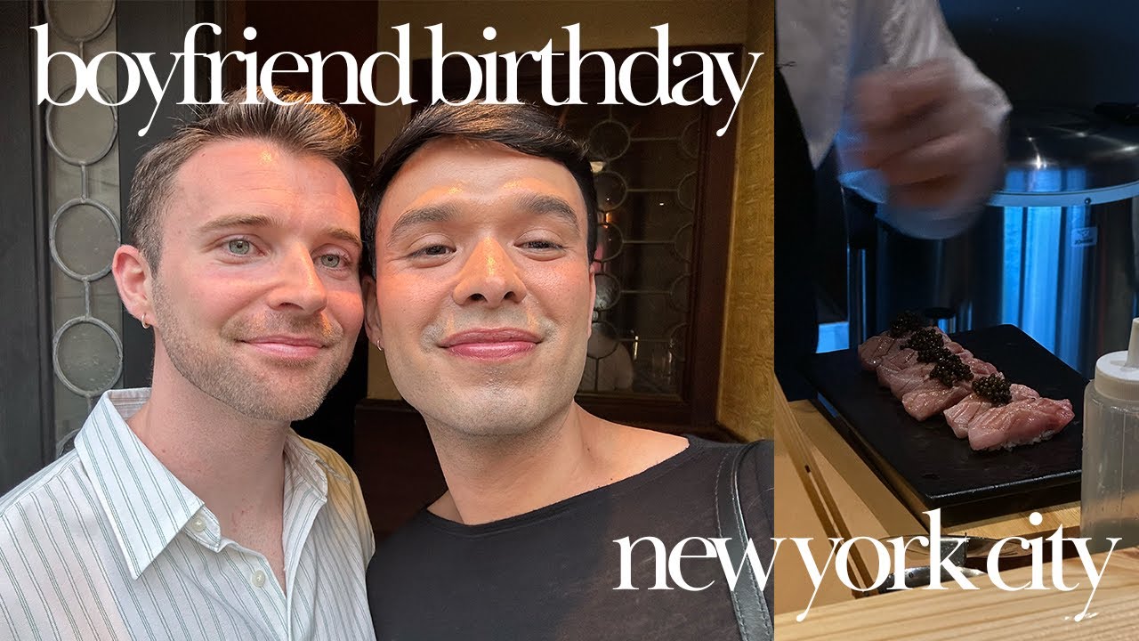 celebrating my boyfriend's birthday | gay couple