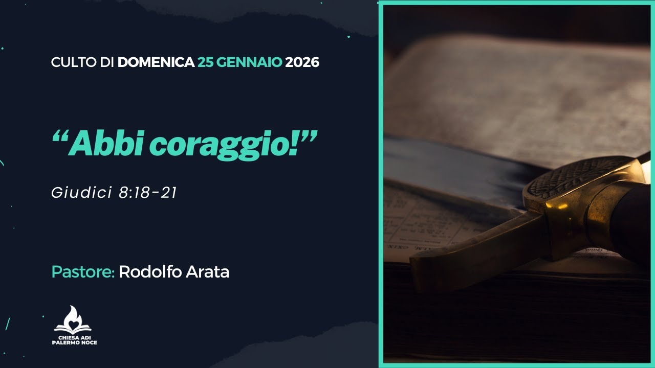 Culto di Domenica 25 Gennaio - 