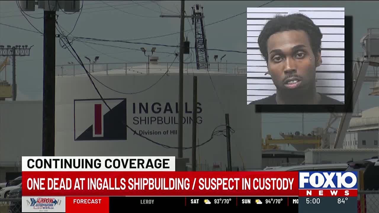 1 dead in shooting at Ingalls Shipbuilding, Pascagoula police say