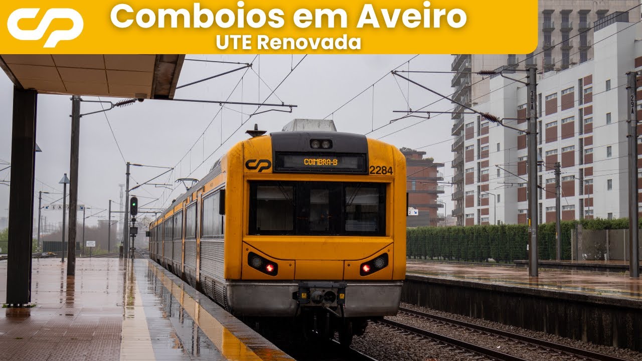 Comboios em Aveiro - UTE Renovada