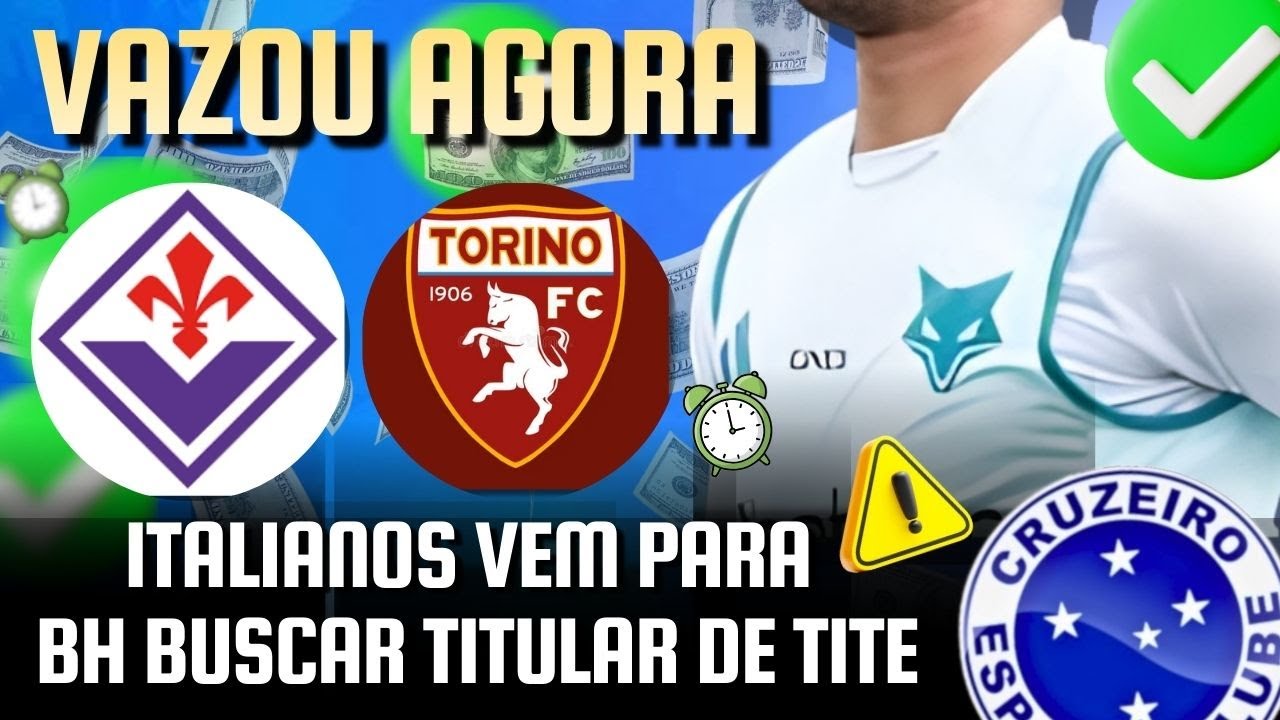 AGORA: CLUBES DA ITÁLIA PREPARAM OFERTA POR TITULAR DO CRUZEIRO | PEDRINHO JÁ FOI AVISADO!