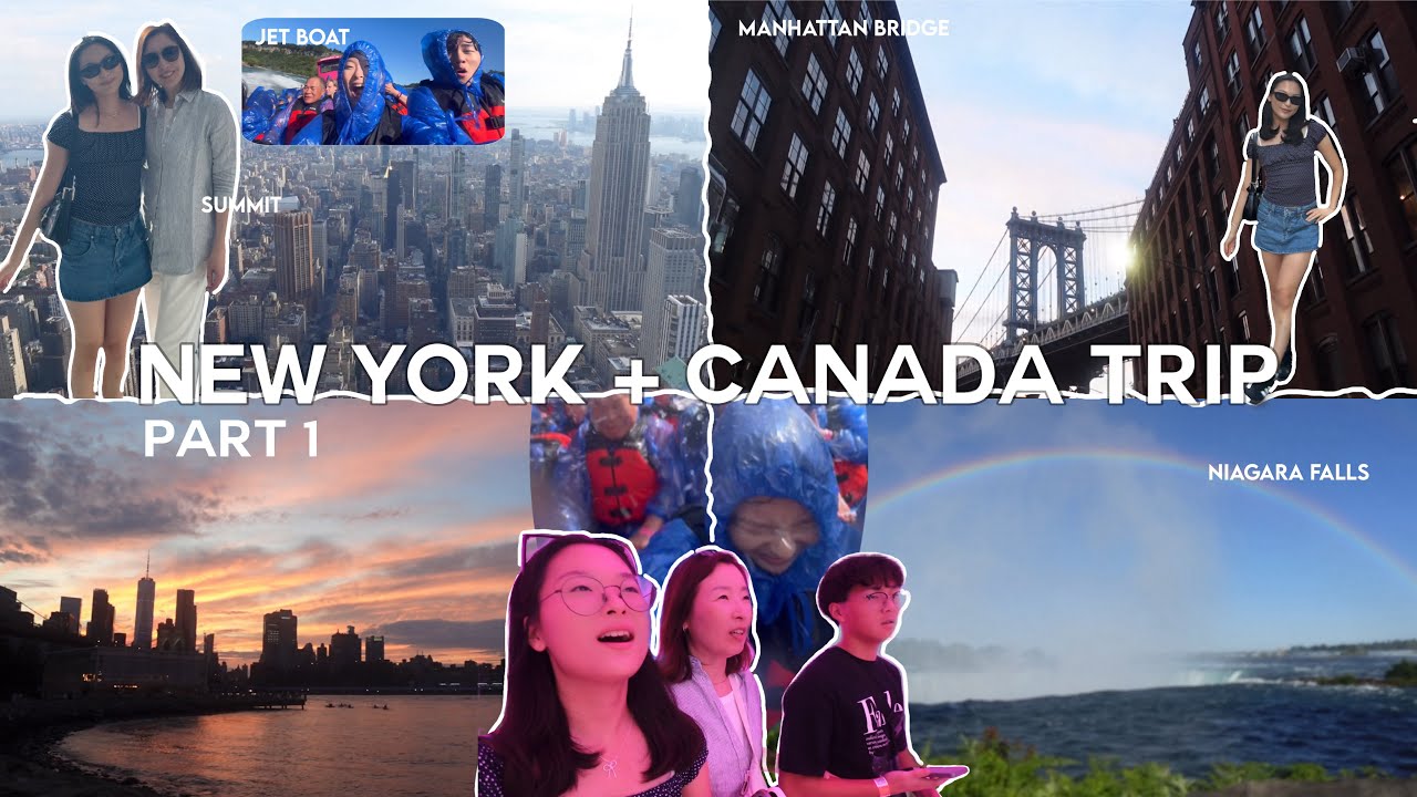 new york + canada trip part 1: fit checks, jet boat, overeating chinese food, summit, etc🪩🗽🇨🇦🚤✨