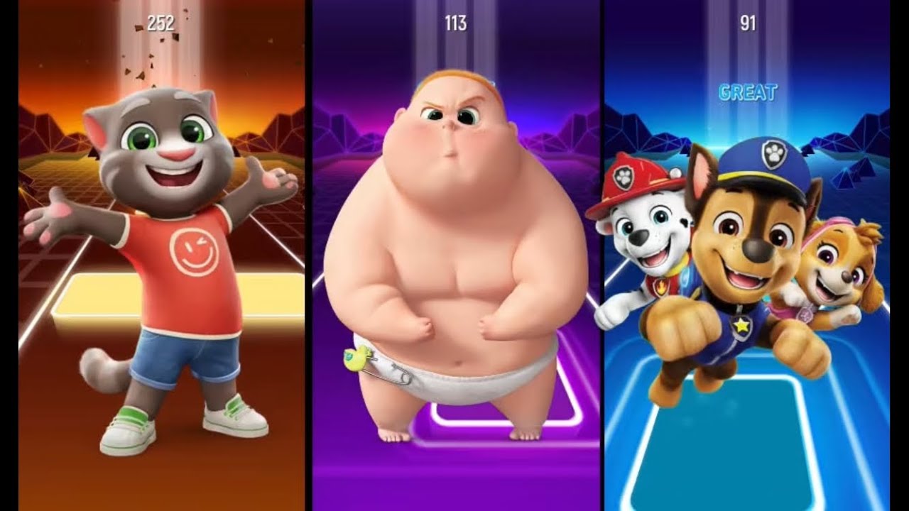Paw Patrol & Talking Tom & Boss Baby Coffin Dance 🤩 