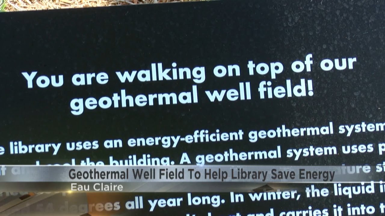Public library's new geothermal well field aims to help save energy