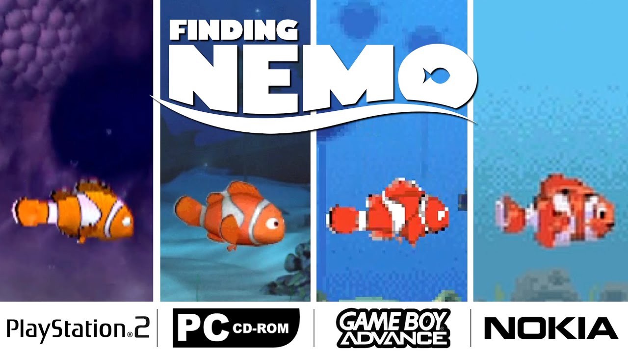 Сравнение всех игр «В поисках Немо»