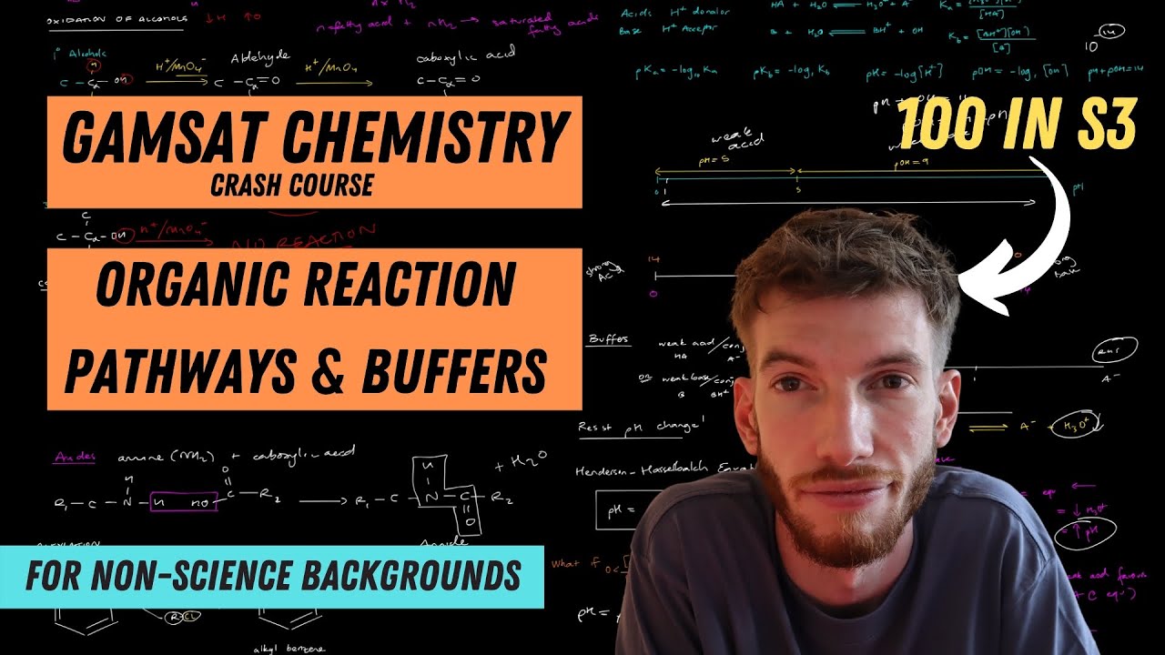 3. GAMSAT Chemistry Crash Course | Organic Pathways & Buffers | Section 3 for NSBs
