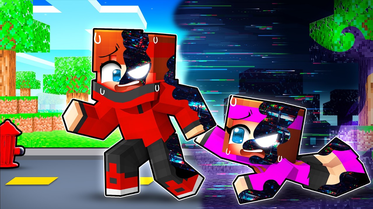 Un GLITCH envahit TALCA CITY sur Minecraft ! Nous sommes finis