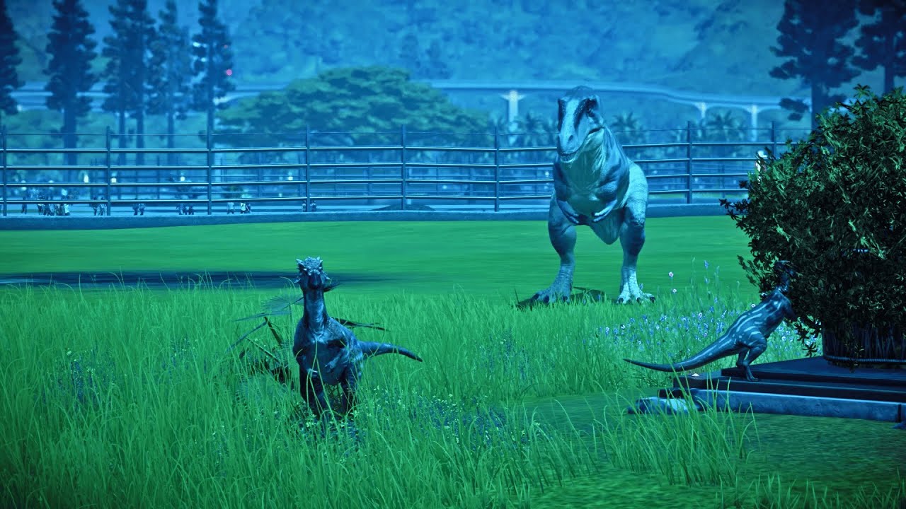 Acrocanthosaurus in Jurassic World Nights! The park is very dangerous right now!!
