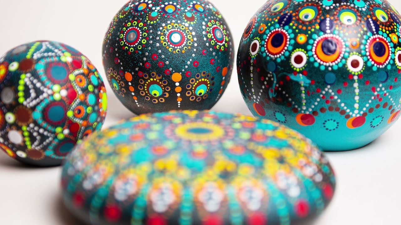 DOT PAINTING - Mandalas auf Stein