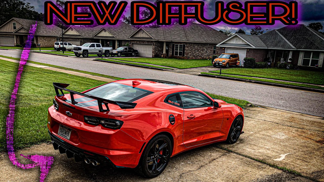 IKON MOTORSPORTS REAR DIFFUSER!!! Camaro SS Rear Diffuser Install!