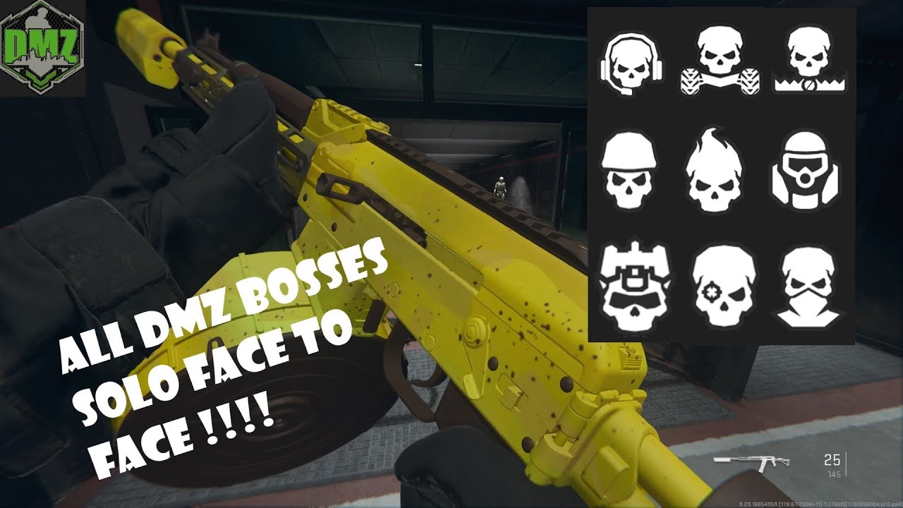 All DMZ Bosses SOLO Face to Face....