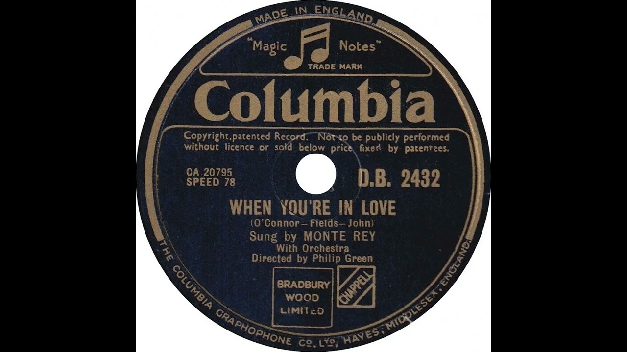 When Youre In Love - Monte Rey 1948