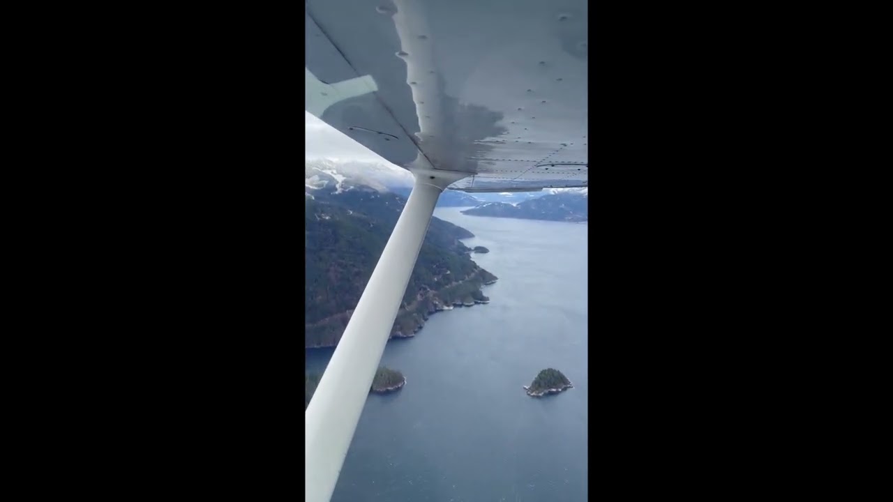 Winter Flying over Vancouver