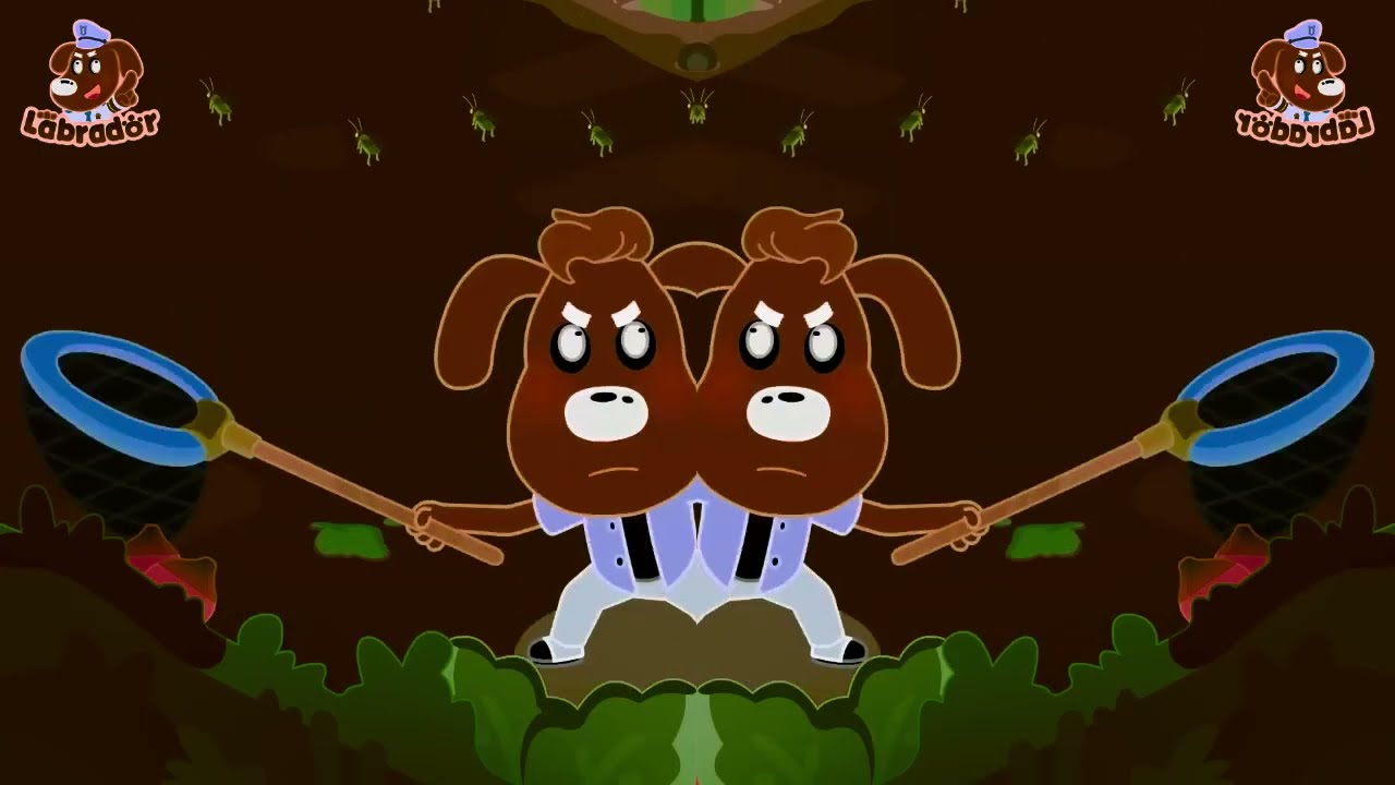 Dog Chief and family CATCHING pest | Sherriff Labrador | Sponsored by: Klasky Csupo 2001 Effects