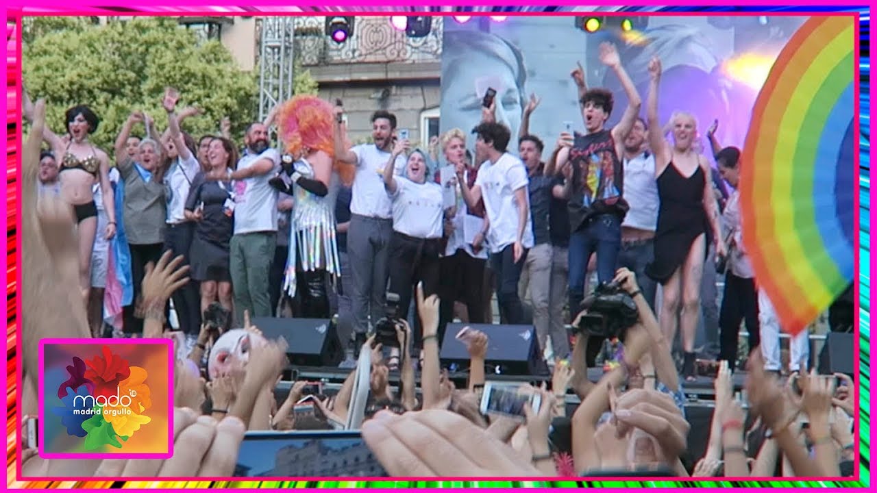 Pregón Orgullo 2018 Madrid y pido perdón a Agoney - Madrid Pride VLOG #1 I edusanzmurillo