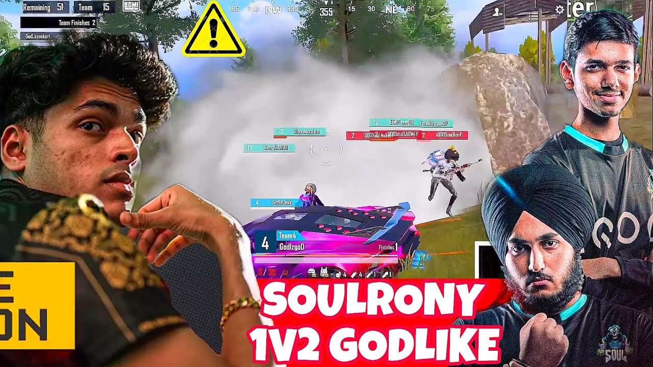 SouL ONE PLAYER One Side Domination 14 Finishes In Scrims 🥵 SouLRONY 1V2 GodLike 🔥 Manya 5K Kiwos Yt