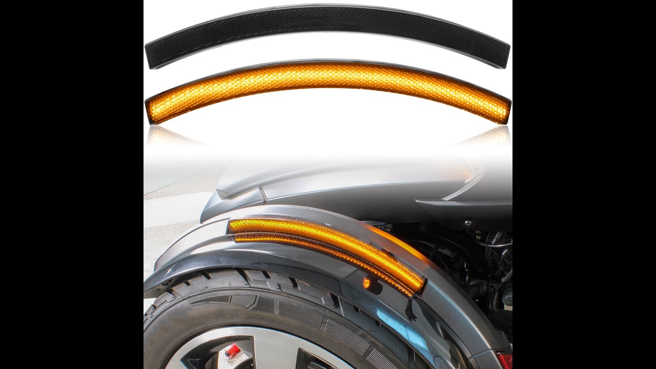 Installation of SAUTVS front fender Led Light for Can Am Spyder F3