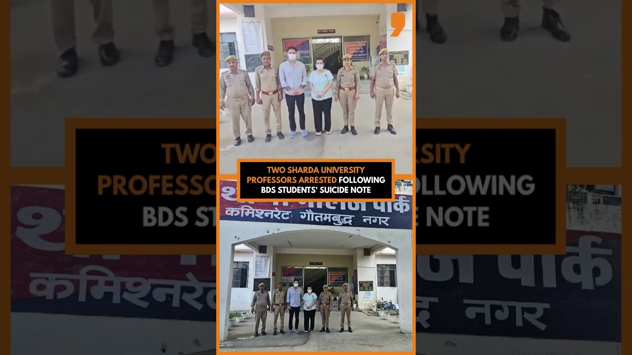 Sharda University Student Suicide: Professors Booked for Harassment After Shocking Note | News9