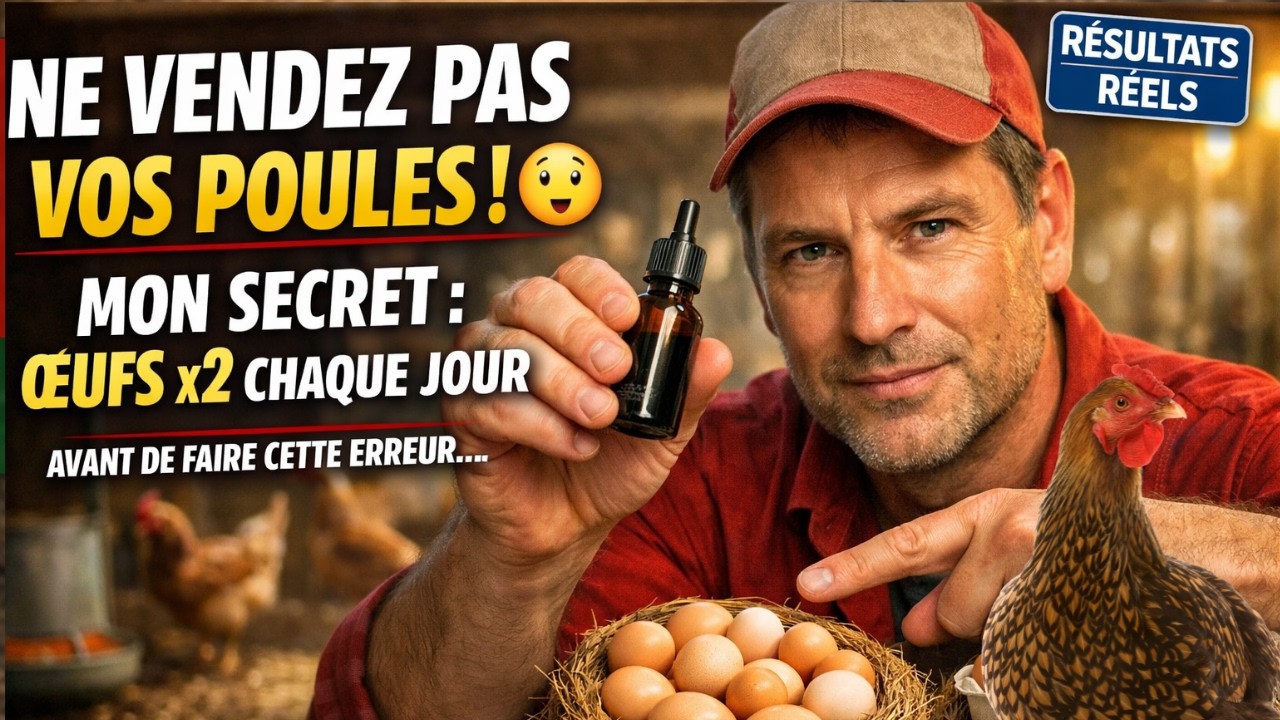 NE VENDEZ PAS VOS POULES ! Mon secret pour DOUBLER vos œufs chaque jour