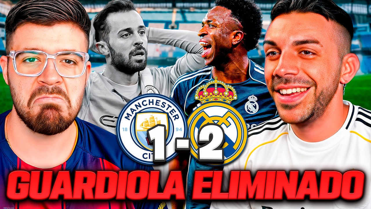 REAL MADRID A CUARTOS: VICTORIA EN ETIHAD POR 1-2 CON DOBLETE DE VINICIUS. ¿FIN DE LA ERA GUARDIOLA?