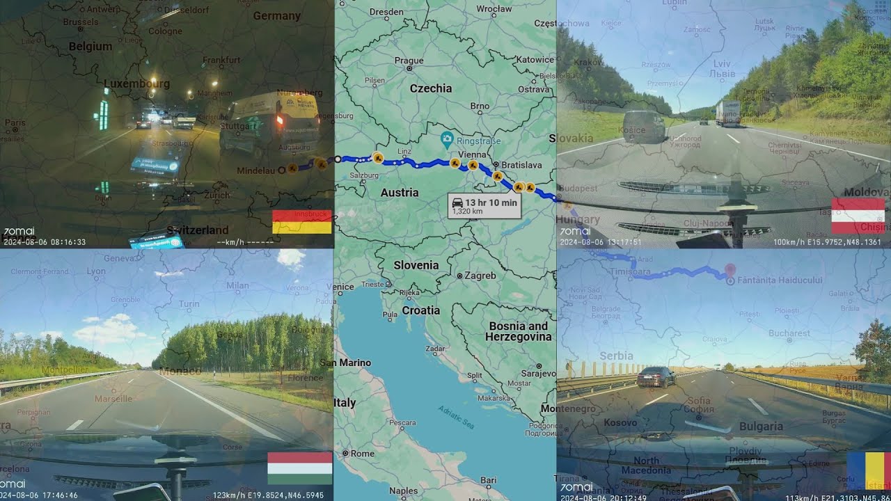 Germany to Romania road trip