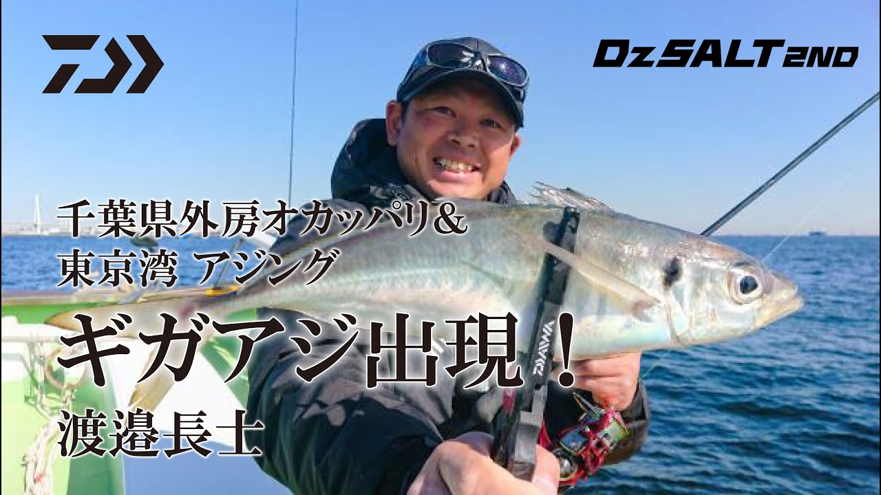 [Dz SALT 2ND]ギガアジ出現！外房オカッパリ＆東京湾乗合船のアジング