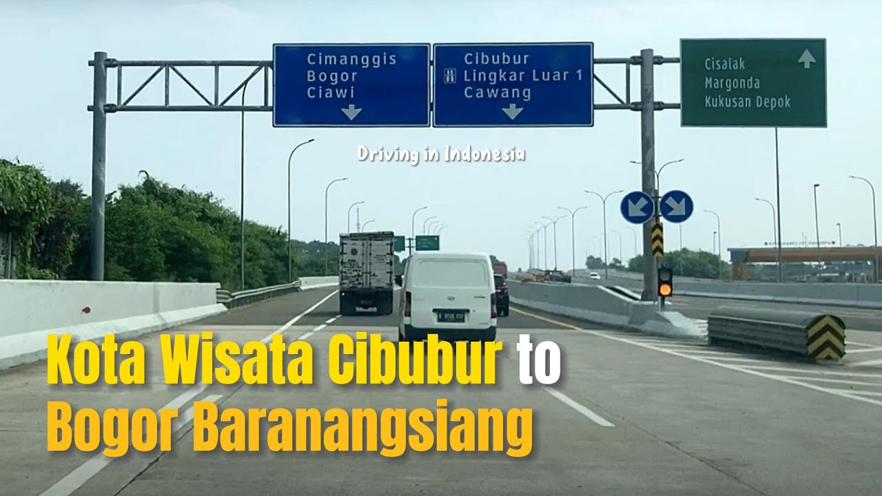 Kota Wisata Cibubur to Bogor Baranangsiang via Jagorawi Toll Road ❗️Nonstop Driving