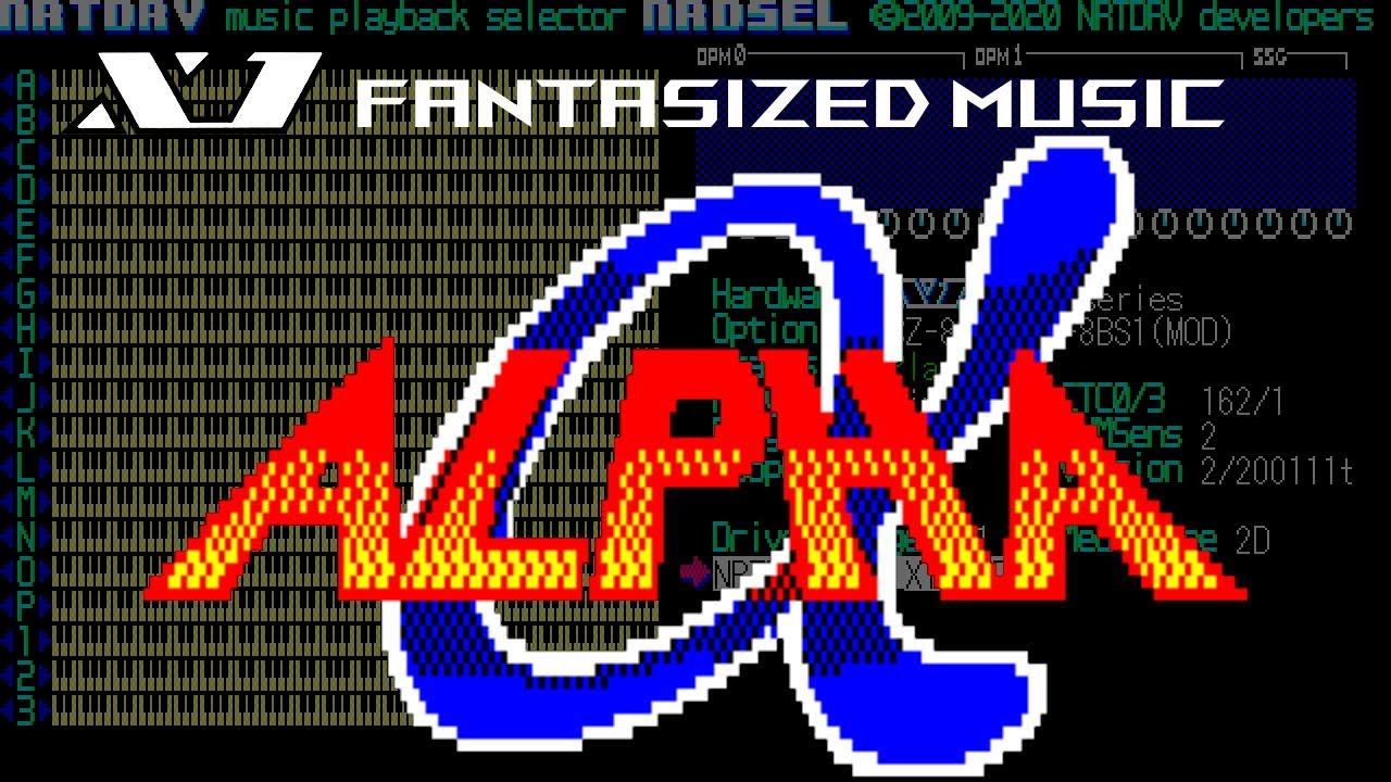 【YM2151】“妄想企画” アルファ for X1turbo Rev.2