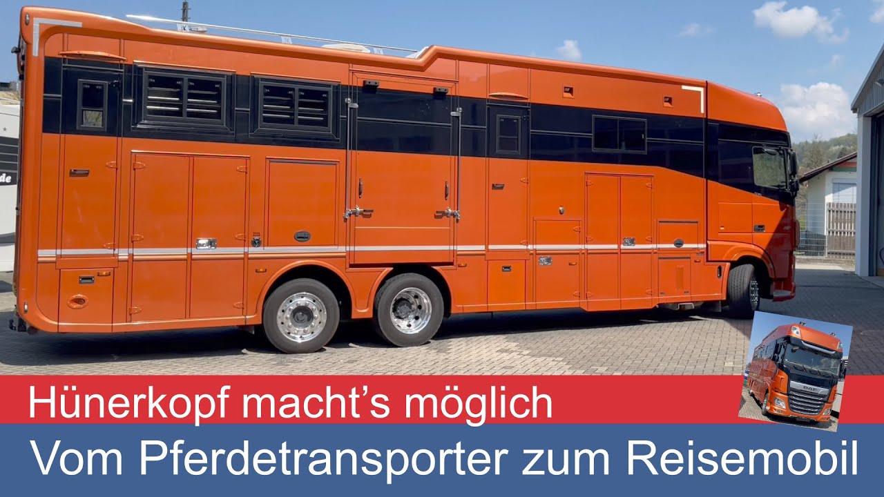 Vom Pferdetransporter zum Reisemobil, Sprinter, MAN, VW Crafter, Fiat Ducato - Hünerkopf / womoclick
