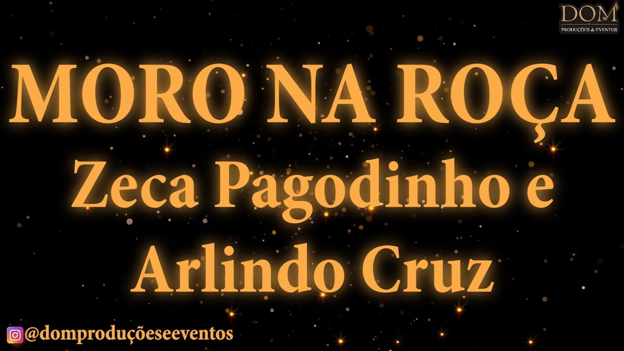 Samba-Okê - Zeca Pagodinho e Arlindo Cruz - Moro Na Roça - Karaokê / Base Para Versar