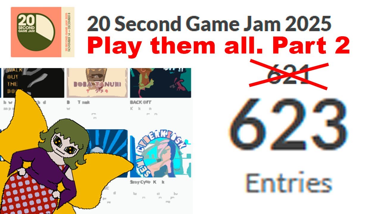 Playing 20 Second Game Jam 2025 Part 2