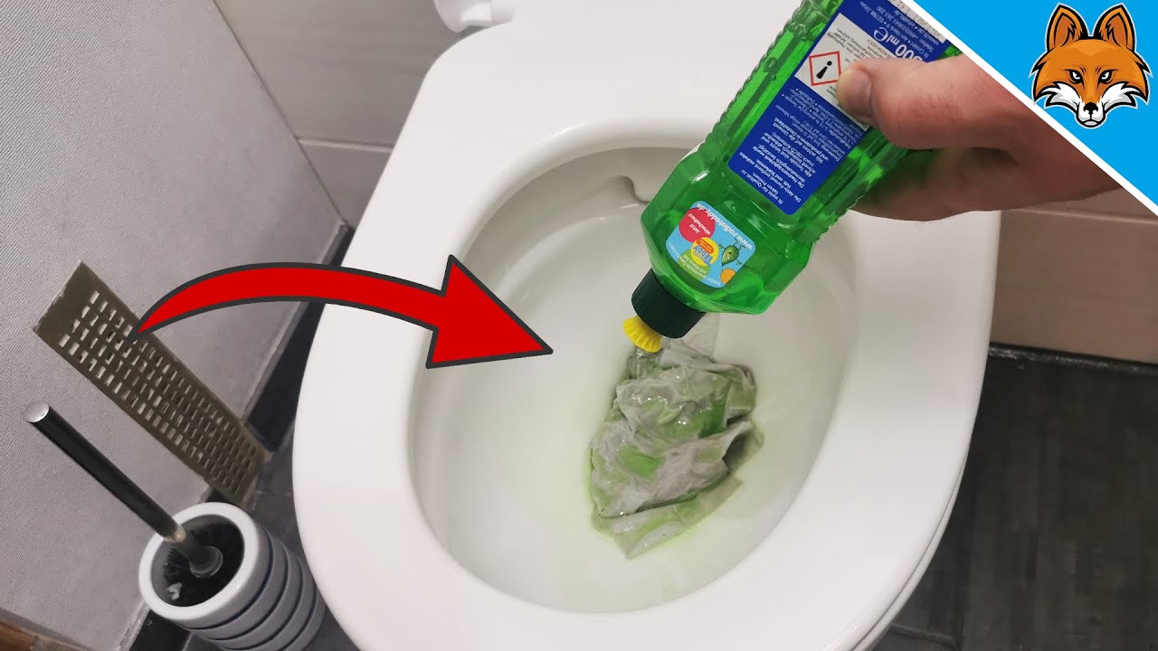 Les toilettes sont bouch&eacute;es? 4 m&eacute;thodes pour d&eacute;boucher les WC RAPIDEMENT 💥 (&Ccedil;a marche toujours) 🤯
