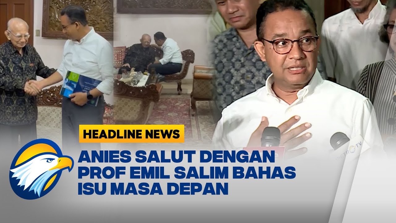 Di Usia ke-93, Anies Kagum Prof Emil Salim Bahas Isu Masa Depan