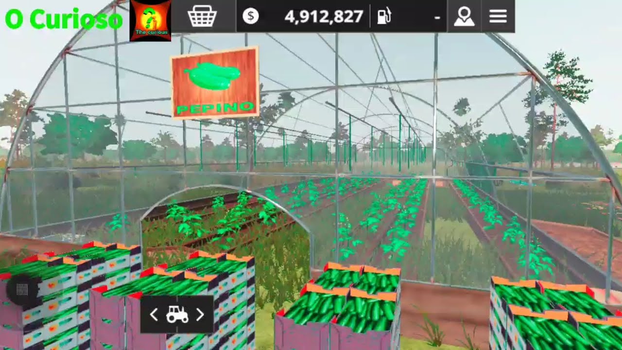 FS20 MODS:➕ NOVIDADES CHEGANDO(TESTANDO A PRODUÇÃO DE PEPINO NO APK)😉 👍. 