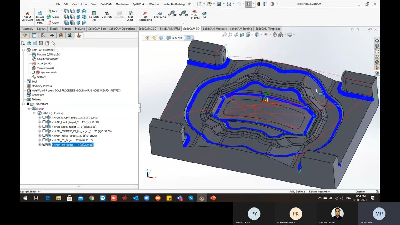Solidcam training day 4|3D CNC programming #solidcam full course