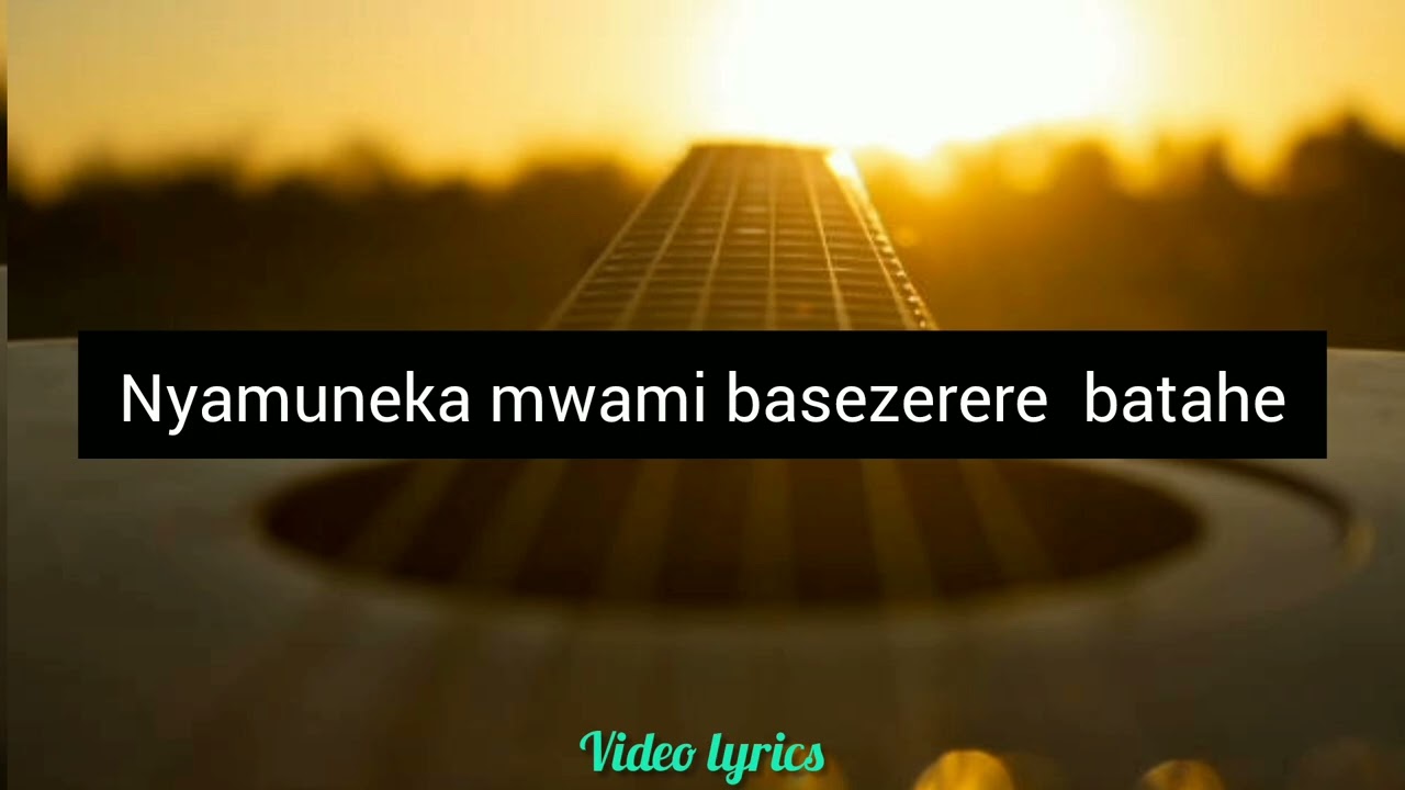 Yesu Arabaruta  - bigizi gentil || lyrics video 