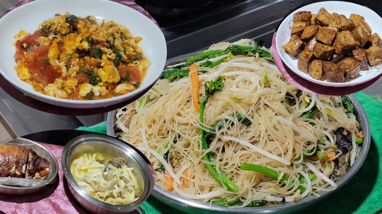 Terakhir Makan Bersama Sebelum Imlek ‼️ Sup Akar Teratai dan Ayam,Bihun Goreng Urang