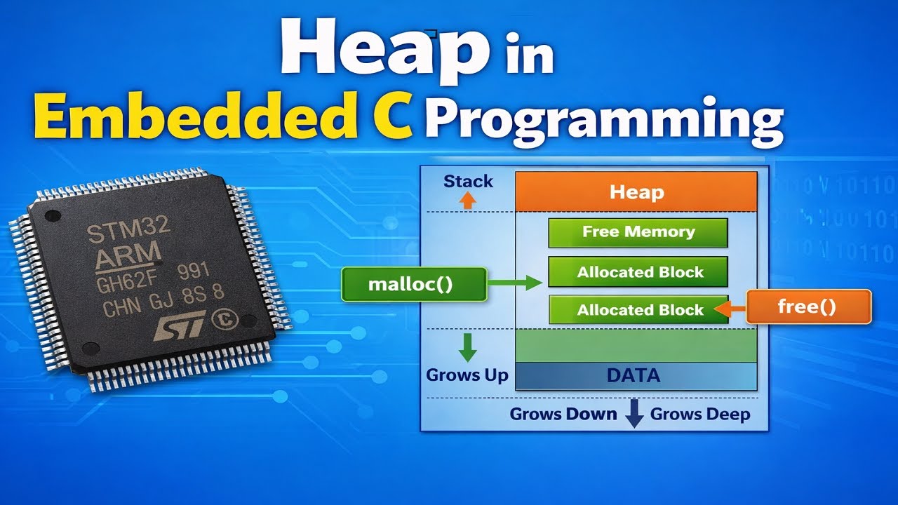 Heap Memory in Embedded C Programming – Complete Practical Guide (STM32)