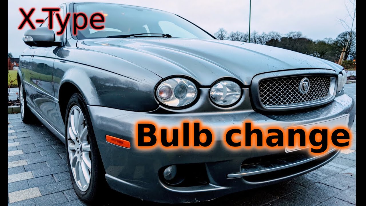 Headlight and sidelight bulb change - X-type Jaguar