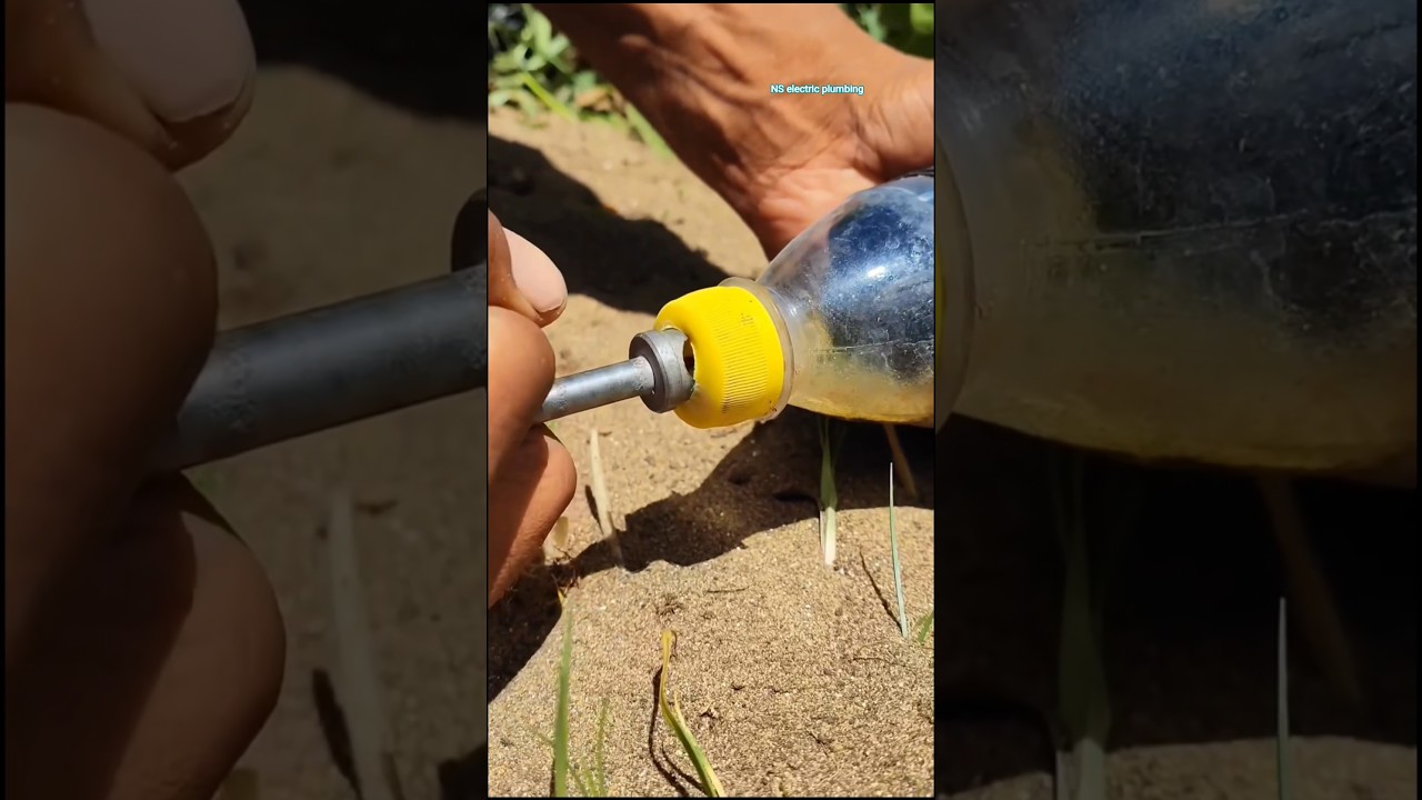 water bottle drop pipe joint|water bottle useful tips #shorts #short #diy #yt #tips