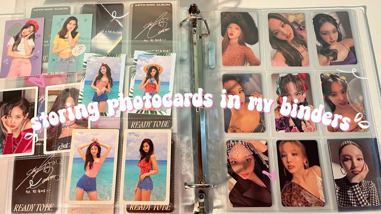 storing photocards in my binder #1 ✿ {twice, nct, kep1er, exo}