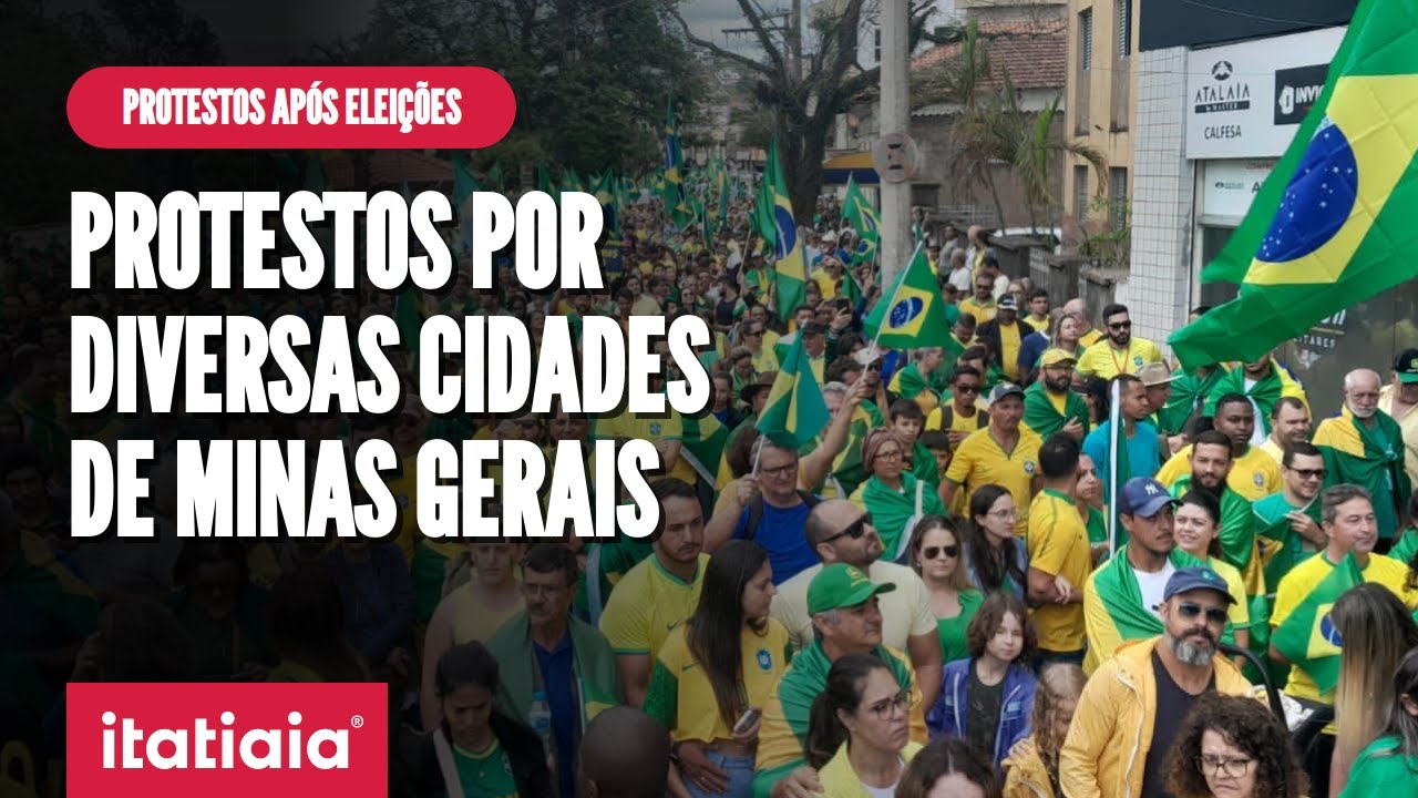 BOLSONARISTAS FAZEM PROTESTOS EM VÁRIAS CIDADES DE MINAS GERAIS