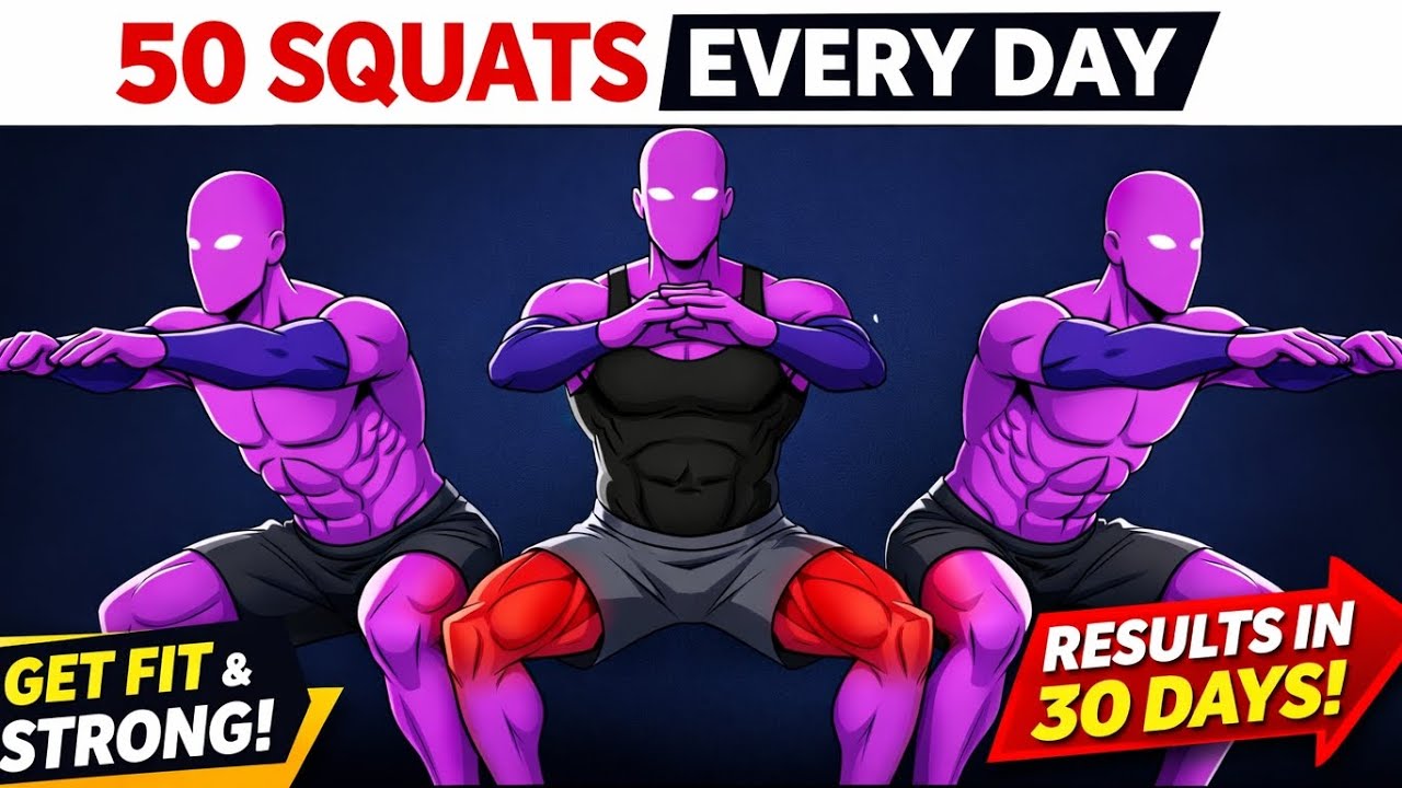 Doing 50 Squats Every Day for 30 Days… Here’s What REALLY Happens