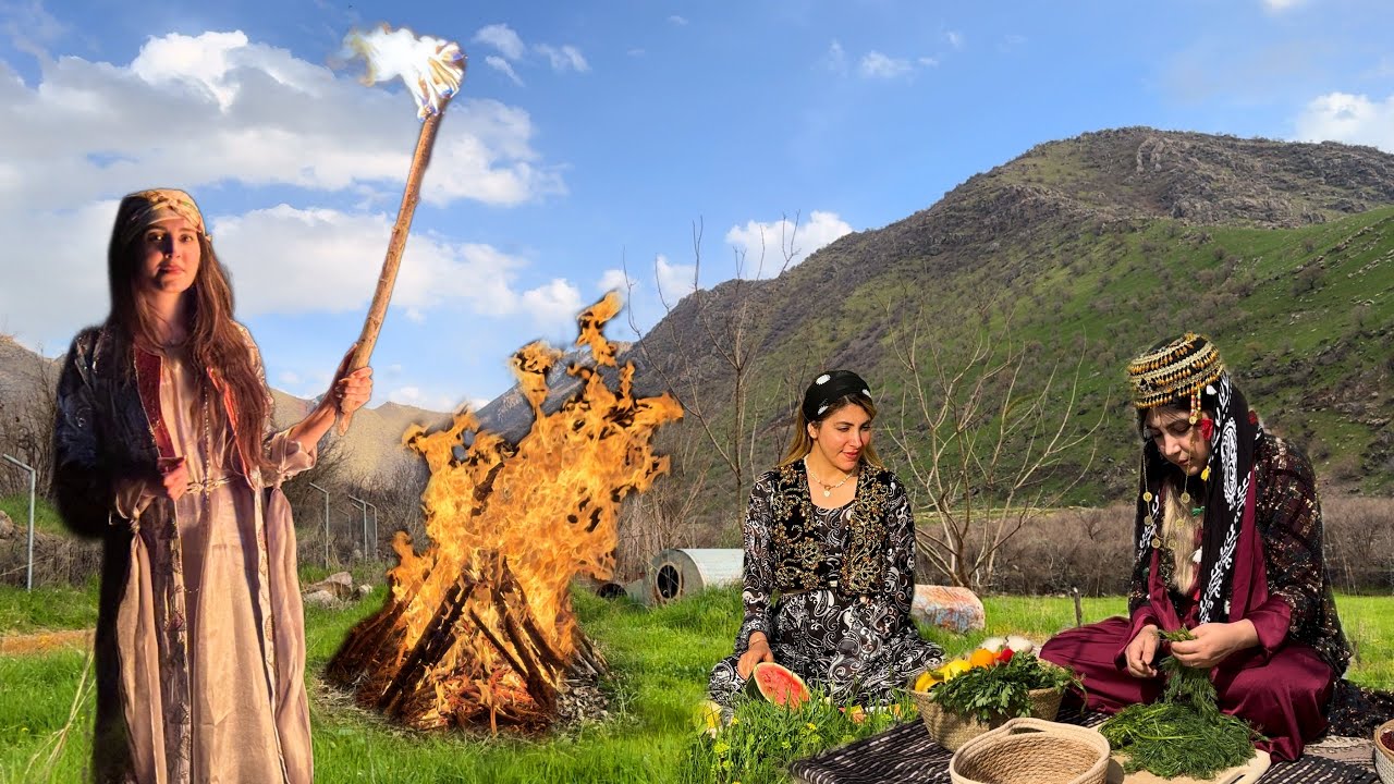 Making Fish and Chicken for NOWRUZ 2024 🔥 in The Village